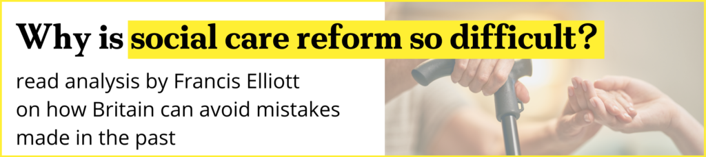 Why is social care reform so difficult?