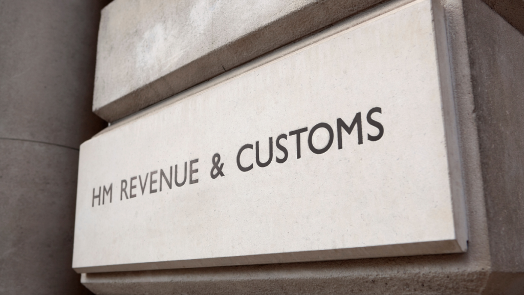 HM revenue and customs sign