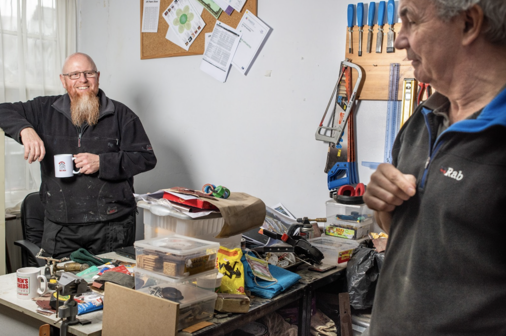 Men's Sheds shoulder to shoulder